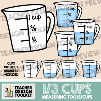 https://ecdn.teacherspayteachers.com/thumbitem/Measuring-Cups-Clip-Art-1-3-Increments-Math-Science-Tools-6938389-1686580283/original-6938389-1.jpg