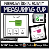 Measuring Cups Digital Task Cards | Life Skills & Cooking 