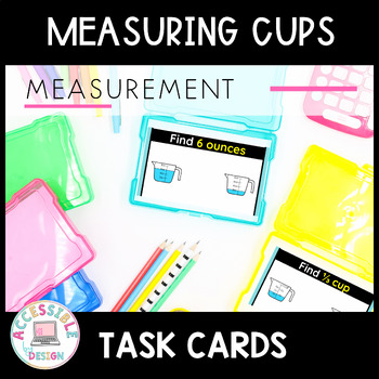 Liquid Measuring Cups for Cooking Task Cards for Special Education –  Schoolgirl Style