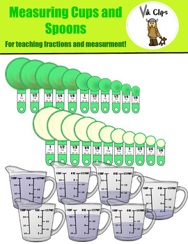 Math Clip Art--Measurement--Measuring Cups, Image 18