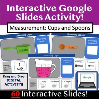 Preview of Measuring Cups and Spoons _Google Slides Digital Learning