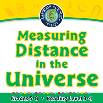 Preview of Measuring Distance in the Universe - NOTEBOOK Gr. 5-8