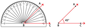 Constructing Angles with a Protractor 