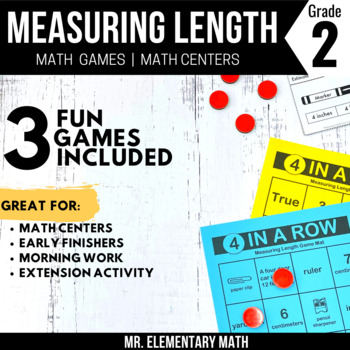 Preview of Measuring Games and Centers 2nd Grade