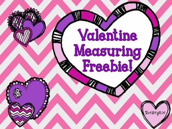 Preview of Valentine Measuring Freebie