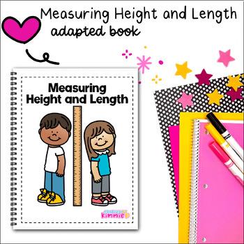 Preview of Measurement Adapted Book for Special Education Math Adaptive Circle Time Lesson