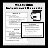 Measuring Ingredients Practice | Family Consumer Science