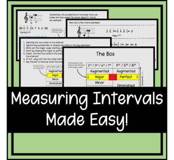 Preview of Measuring Intervals MADE EASY ABRSM MUSIC THEORY