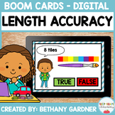 Measuring Length Accurately - Boom Cards - Distance Learning