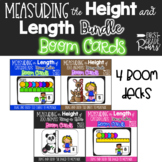 Measuring Length & Height using Digital Task  BOOM CARDS
