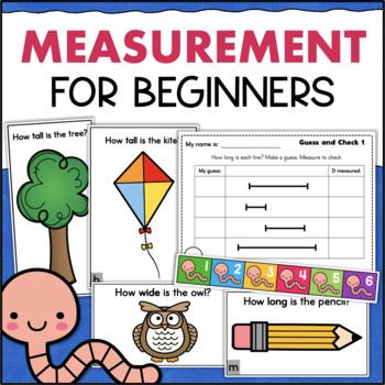 Preview of Measuring Length in Inches Measurement Activities Worksheets to the Nearest Inch