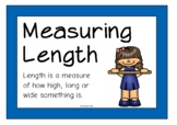 Measuring Length (Metric System) Information Poster Set/An