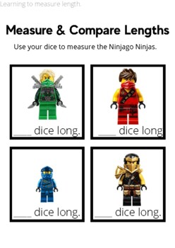 Preview of Measuring Length - Ninjago
