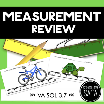 Preview of Measuring Length Review | VA SOL 3.7
