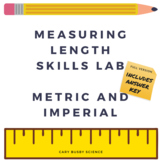 Measuring Length Skills Lab, Metric and Imperial with Answers