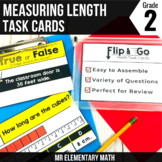 Measuring Length Task Cards 2nd Grade Math Centers