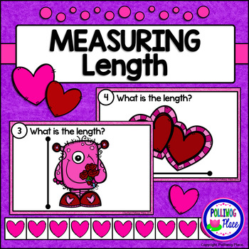 Valentine's Day Cube Measuring Non Standard Measurement for Preschool