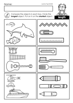 Measuring Length Worksheets: Non-Standard | Customary | Metric by