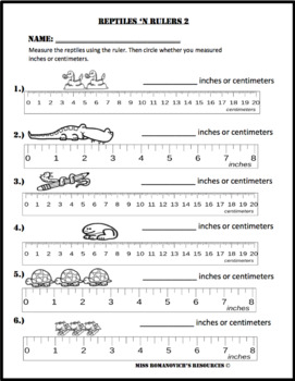 Measure in Inches, Worksheet, Education.com