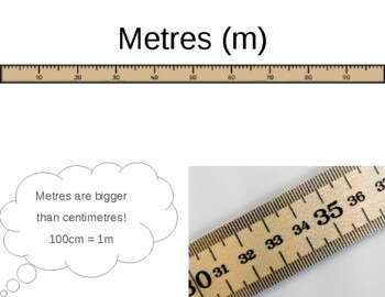 Measuring Lengths (Metres) Powerpoint by Ms Morrisons Homeroom | TPT