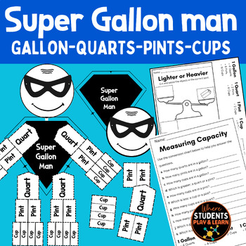 Preview of Gallon Bot Guy Gallon Man Printable
