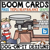 Measuring Mass Triple Beam Balance Boom Cards Decimals Task Cards