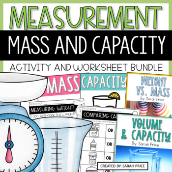 Preview of 2nd Grade Science - Measuring Mass & Volume - Activities, Lessons & Worksheets