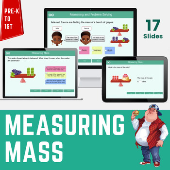Preview of Measuring Mass and Weights Interactive Activities for Kindergarten
