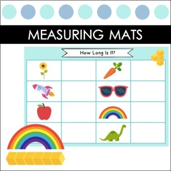 Preview of Measuring Mats Measurement Length Activity