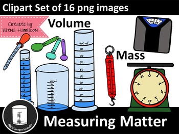 Preview of Measuring Matter Clipart Set FREEBIE