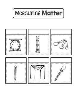 Measuring Matter Interactive Notebook Activity: Mass and Volume | TpT