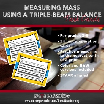 Preview of Measuring Mass Using a Triple-Beam Balance - Task Cards