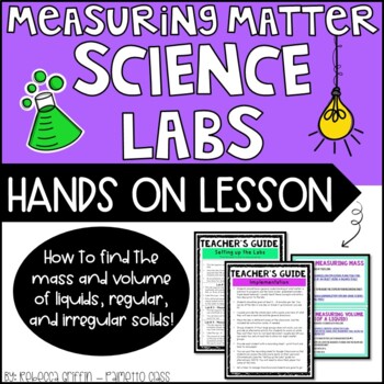 Preview of Measuring Matter - Volume & Mass Lab Activities