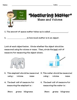 Preview of Measuring Matter--Volume and Mass