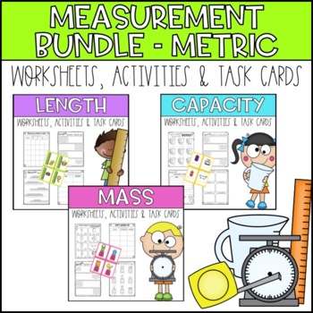 Preview of Measuring Metric Bundle - Length, Capacity and Mass/Weight