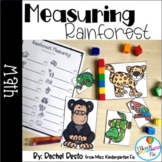 Measuring Rainforest Animal Math Center | pre-k and kindergarten