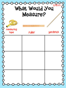 Preview of Measuring: Ruler, Yardstick, or Measuring Tape