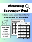 Measuring Scavenger Hunt | Elementary Math Activity | Cent