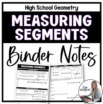 Preview of Measuring Segments - Binder Notes for Geometry