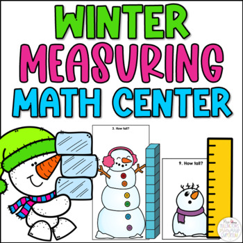 Preview of Measuring Snowmen Activity for Math Centers