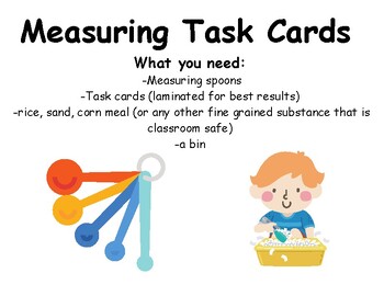 Preview of Measuring Task Cards