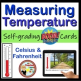 Measuring Temperature BOOM Cards Digital Measurement Activity