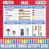 Measuring Things Activity Book for kids
