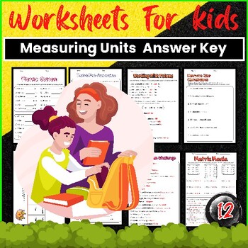 Preview of Measuring Units Metric System Worksheet Answer Key