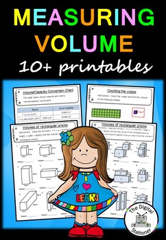 Preview of Measuring Volume – 10+ printables (Measurement & Data)
