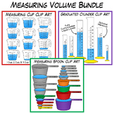 Measuring Cups Clip Art: 1/3 Increments • Math & Science Tools