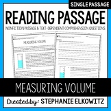 Measuring Volume Reading Passage | Printable & Digital