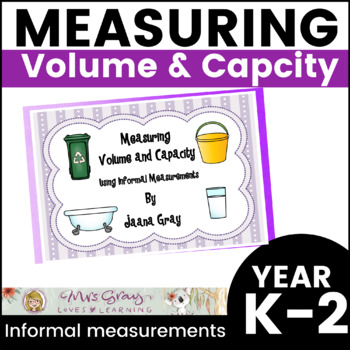 Preview of Measuring Volume and Capacity - Informal Units