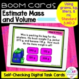 Measuring Volume and Mass BOOM™ cards | Standard 3.MD.2
