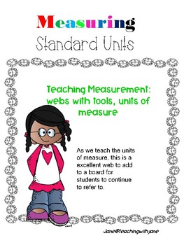Measuring Web: Standard Units by Teaching with Jane | TPT
